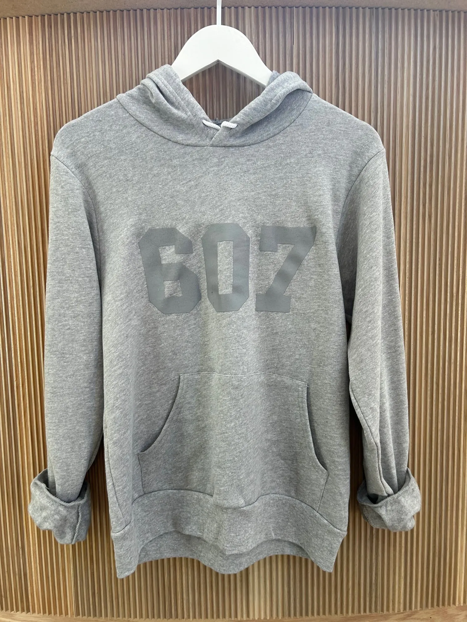 Athletic Grey Heather 607 Hoodie