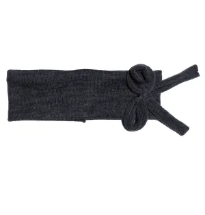 Bébé Bow Headwrap // Navy KNIT