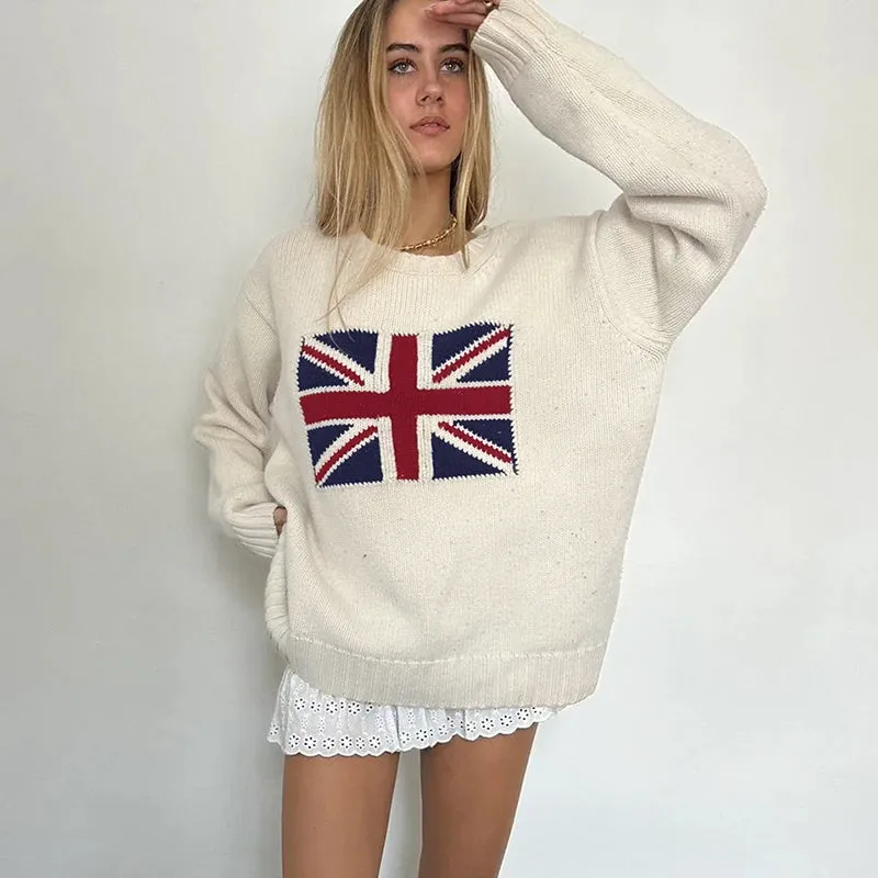 Brit Union Jack Knit Sweater