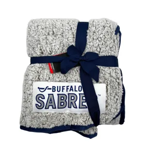 Buffalo Sabres Gray Fleece Throw Blanket