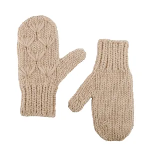 CAMEL MOTLEY MITTENS