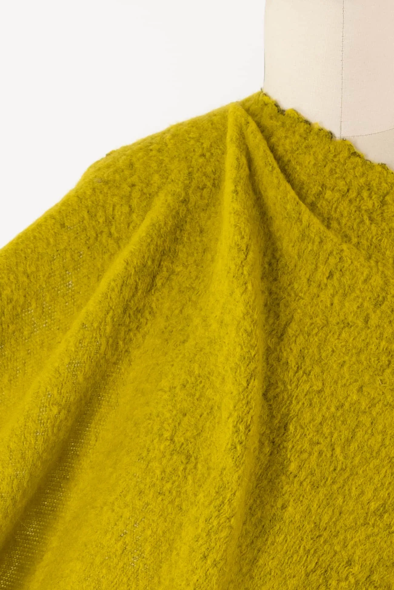 Chartreuse Italian Wool Sweater Knit