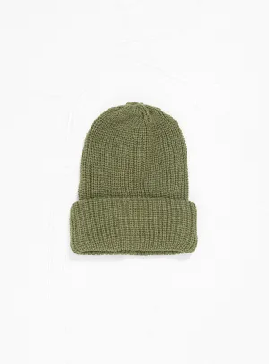 Cozy Chunky Beanie Light Olive