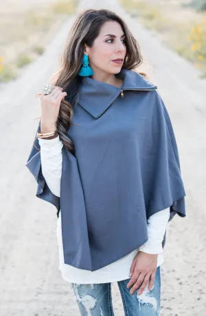 Fleece Poncho