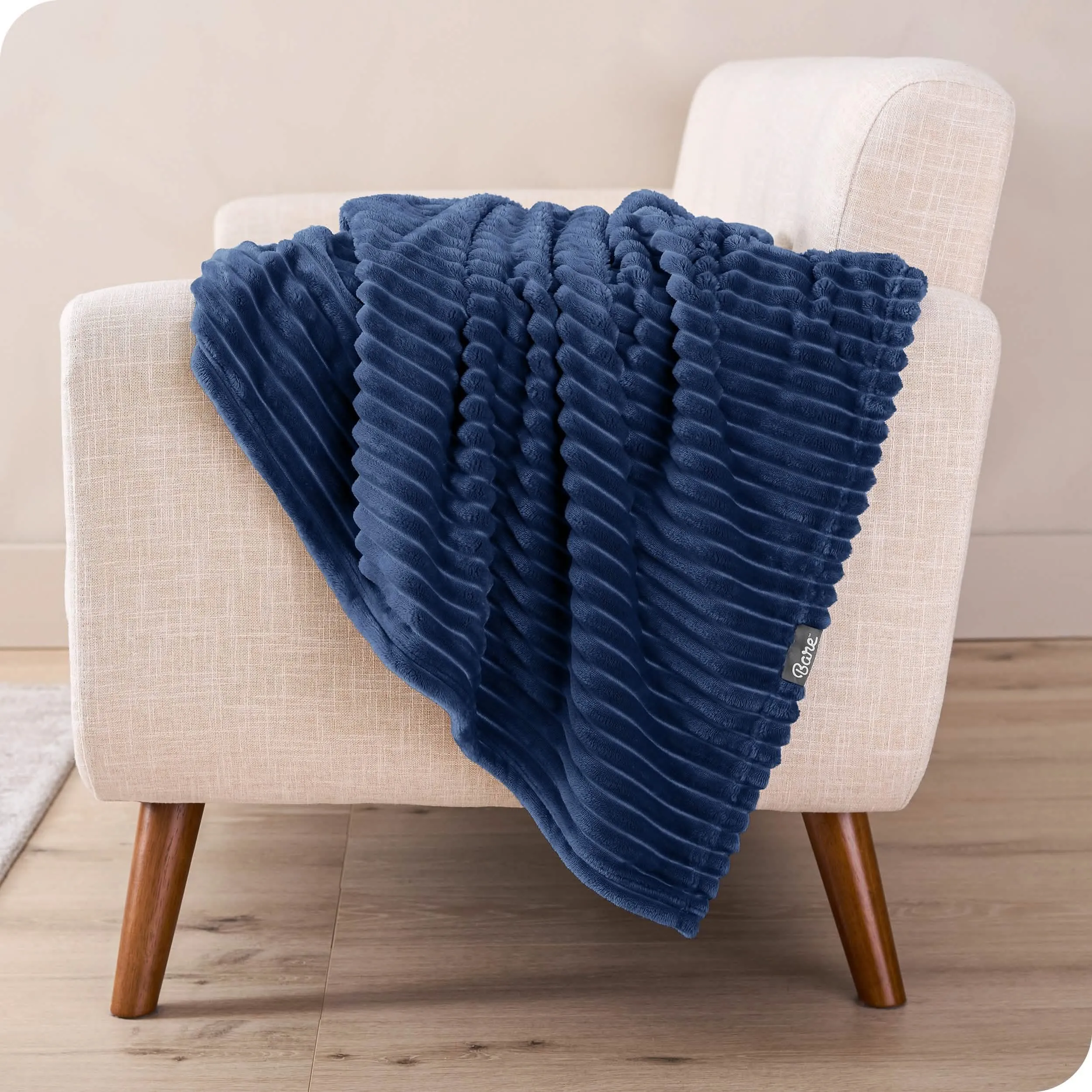 Microplush Ribbed Blanket