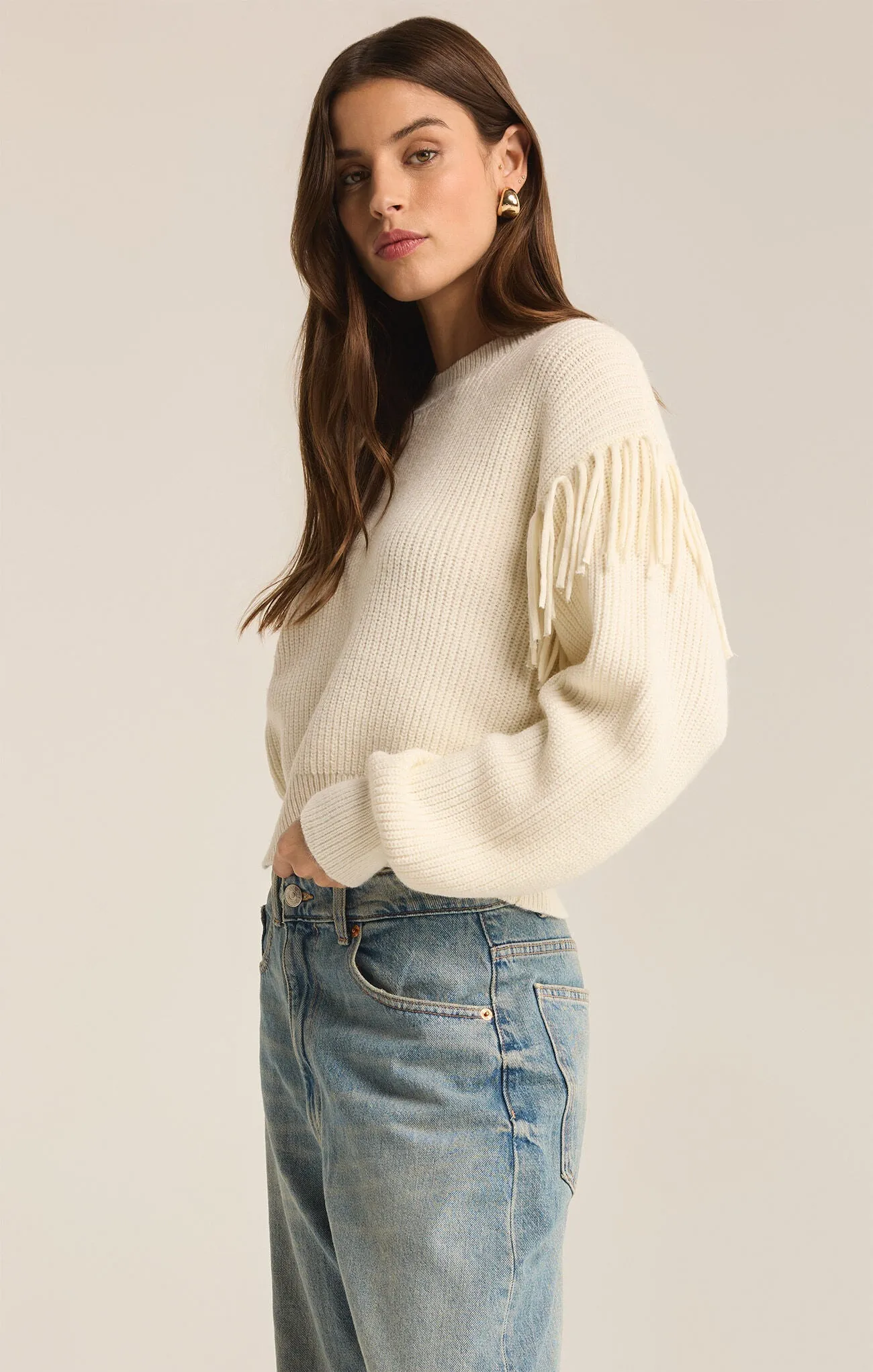 On The Fringe Sweater