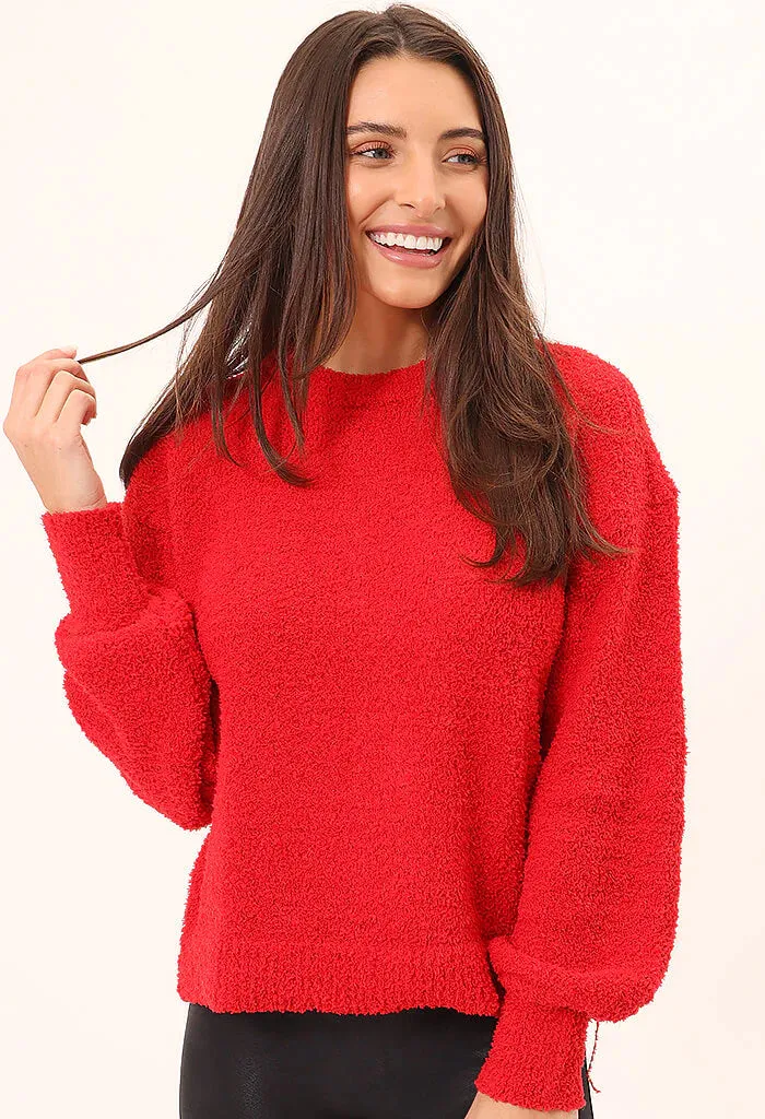 Plush Volume Sleeve Sweater