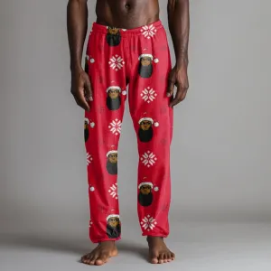 Soul Santa Men's Coral Fleece Pajama Pants