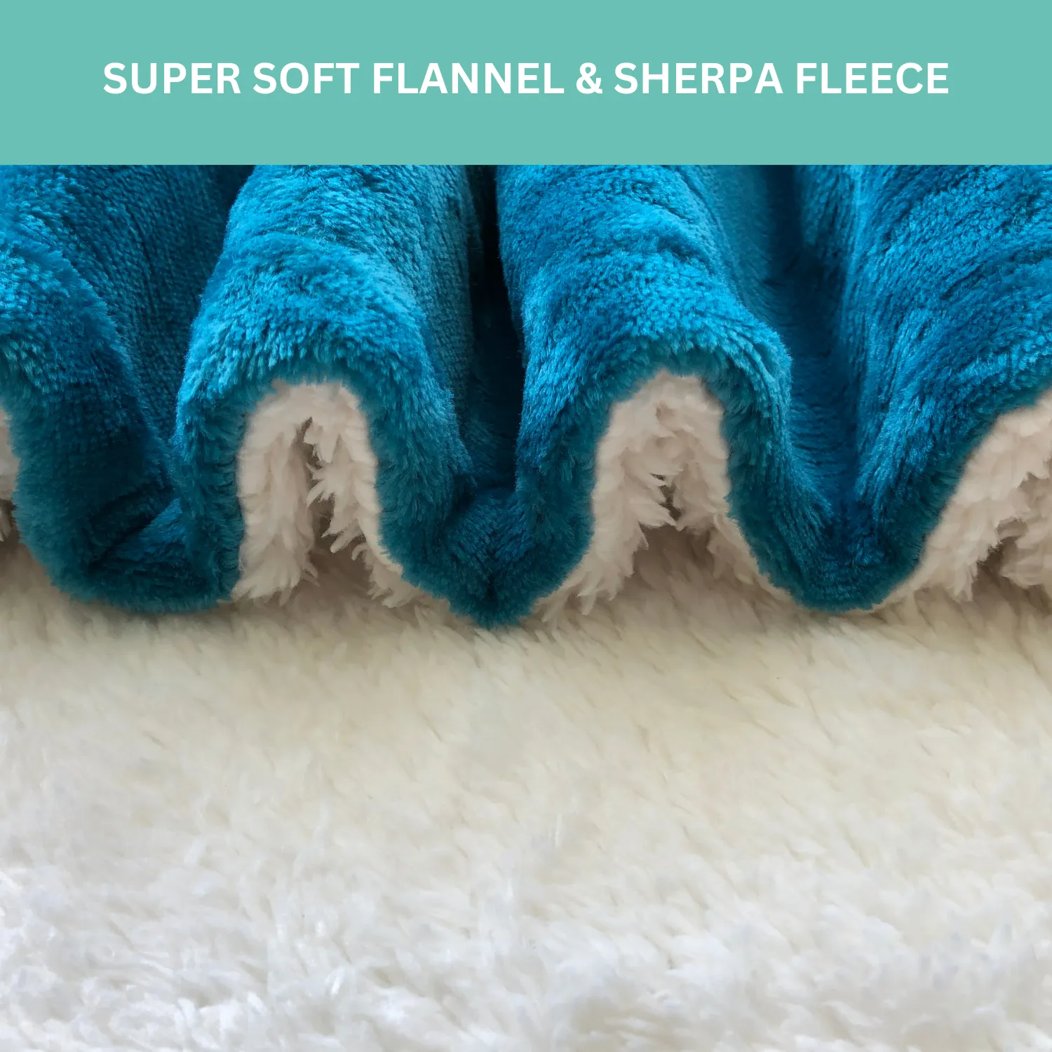 Teal Electric Heated Throw