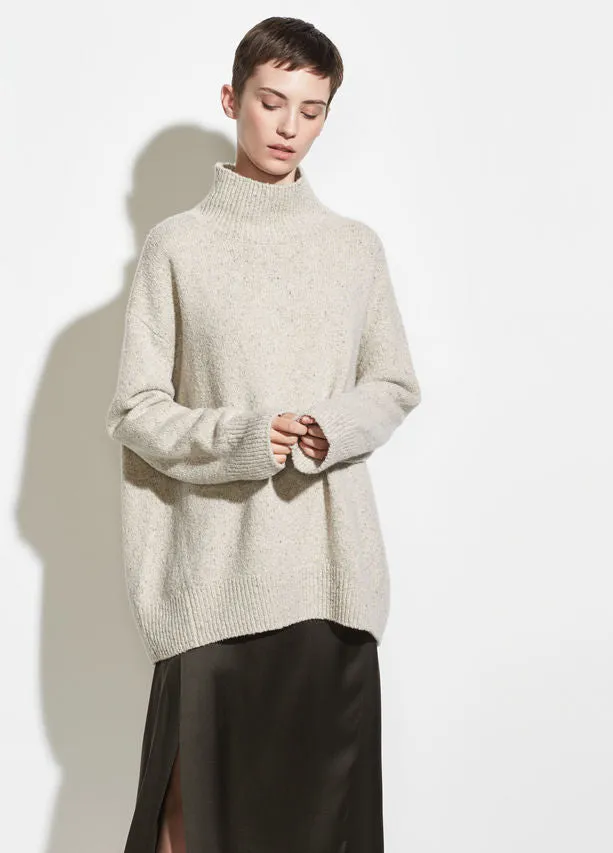 Vince Oversized Cashmere Turtleneck Sweater