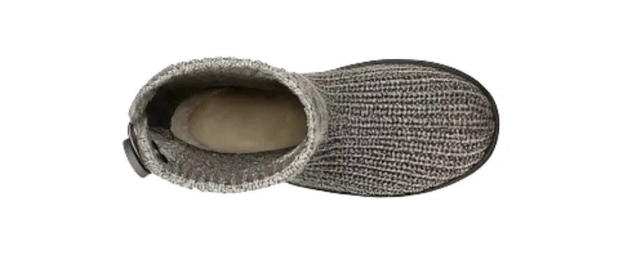 WOMEN'S UGG CLASSIC CARDI CABLED KNIT BOOT | GREY