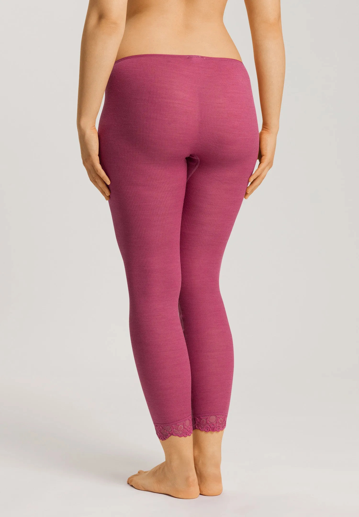 Woolen Lace Leggings | Rose Wine 70910-2414